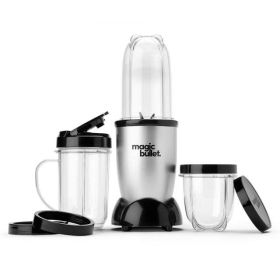 Magic Bullet 11 Piece Personal Blender MBR-1101 Silver / Black