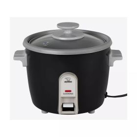 3 Cup Automatic Rice Cooker & Steamer - Black - NHS-06BA