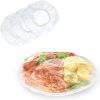 1000 Pack Disposable Bowl Cover 30 Inch Size Clear Plastic Bowl Covers with Elastic Band. LDPE Plastic Covers for Bowls; Plates and Food Cover. Elasti