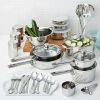 Stainless Steel Cookware and Kitchen Combo Set