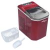 Ice Cube Maker Red 0.37 Gallon 33.1 lbs / 24 h