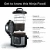 Ninja FD401 Foodi 12-in-1 Deluxe XL 8 qt. Pressure Cooker & Air Fryer that Steams, Slow Cooks, Sears, Saut√©s, Dehydrates & More, with 5 qt. Crisper B