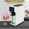 VEVOR Commercial Ice Cream Maker, 10-20L/H Yield, 1000W Countertop Soft Serve Machine with 4.5L Hopper 1.6L Cylinder Touch Screen Puffing Shortage Ala