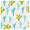 144-Pieces of Cactus Party Supplies with Succulent Plates, Napkins, Cups and Cutlery for Fiesta Party Celebration, Birthday, Taco Baby Shower Decorati