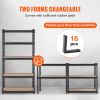 VEVOR Storage Shelving Unit, 5-Tier Adjustable, 2000 lbs Capacity, Heavy Duty Garage Shelves Metal Organizer Utility Rack, Black, 30" L x 12" W x 60"