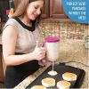 Pancake Batter Dispenser - Kitchen Must Have Tool for Perfect Pancakes, Cupcake, Waffle, Muffin Mix, Crepe & Cake - Easy Pour Baking Supplies for Grid