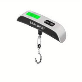 GOXAWEE 110lb/50kg Digital Handheld Luggage Hanging Baggage Scale With Backlight LCD Display (Items: With Hook)