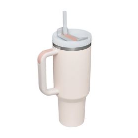 1200ml Stainless Steel Mug Coffee Cup Thermal Travel Car Auto Mugs Thermos 40 Oz Tumbler with Handle Straw Cup Drinkware New In (Color: G, Capacity: 1200ml)