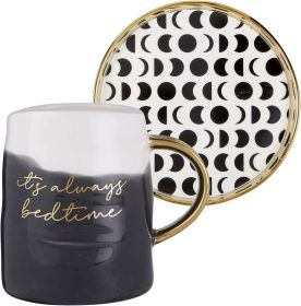 Slant Collection Coffee Mug Set- 2 PC (Style: Bed)