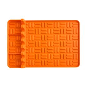 Seamless Outdoors BBQ Silicone Mat (Color: Orange)