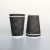 50PCS 8oz 12oz 16oz Custom Printed Eco Friendly Triple Ripple Wall cup 3 Layer Disposable hot drink Coffee Paper Cups