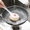 Kitchen Cleaning Brush Pot Dishwashing Tools Decontamination Dish Bowl Pot Washing Brush Degradable Fiber Household Accessories