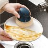 Kitchen Cleaning Brush Pot Dishwashing Tools Decontamination Dish Bowl Pot Washing Brush Degradable Fiber Household Accessories