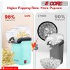 5 Core Popcorn Machine 16 Cup Capacity Hot Air Popper Mini Portable Tabletop Electric Pop Corn Maker Maquina Para Hacer Palomitas De Maiz For Home Mov