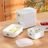 1/2pcs Refrigerator Storage Box; Reusable Frozen Food Storage Container With Lid; Suitable For Refrigerator Storage Of Salads; Snacks; Fruits; Vegetab