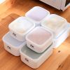 1/2pcs Refrigerator Storage Box; Reusable Frozen Food Storage Container With Lid; Suitable For Refrigerator Storage Of Salads; Snacks; Fruits; Vegetab