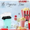 5 Core Popcorn Machine 16 Cup Capacity Hot Air Popper Mini Portable Tabletop Electric Pop Corn Maker Maquina Para Hacer Palomitas De Maiz For Home Mov